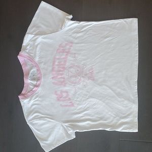 Barbie T Shirt Pink and White